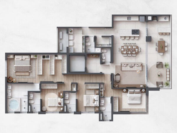 Plantas Dom Aloysio Home Resort